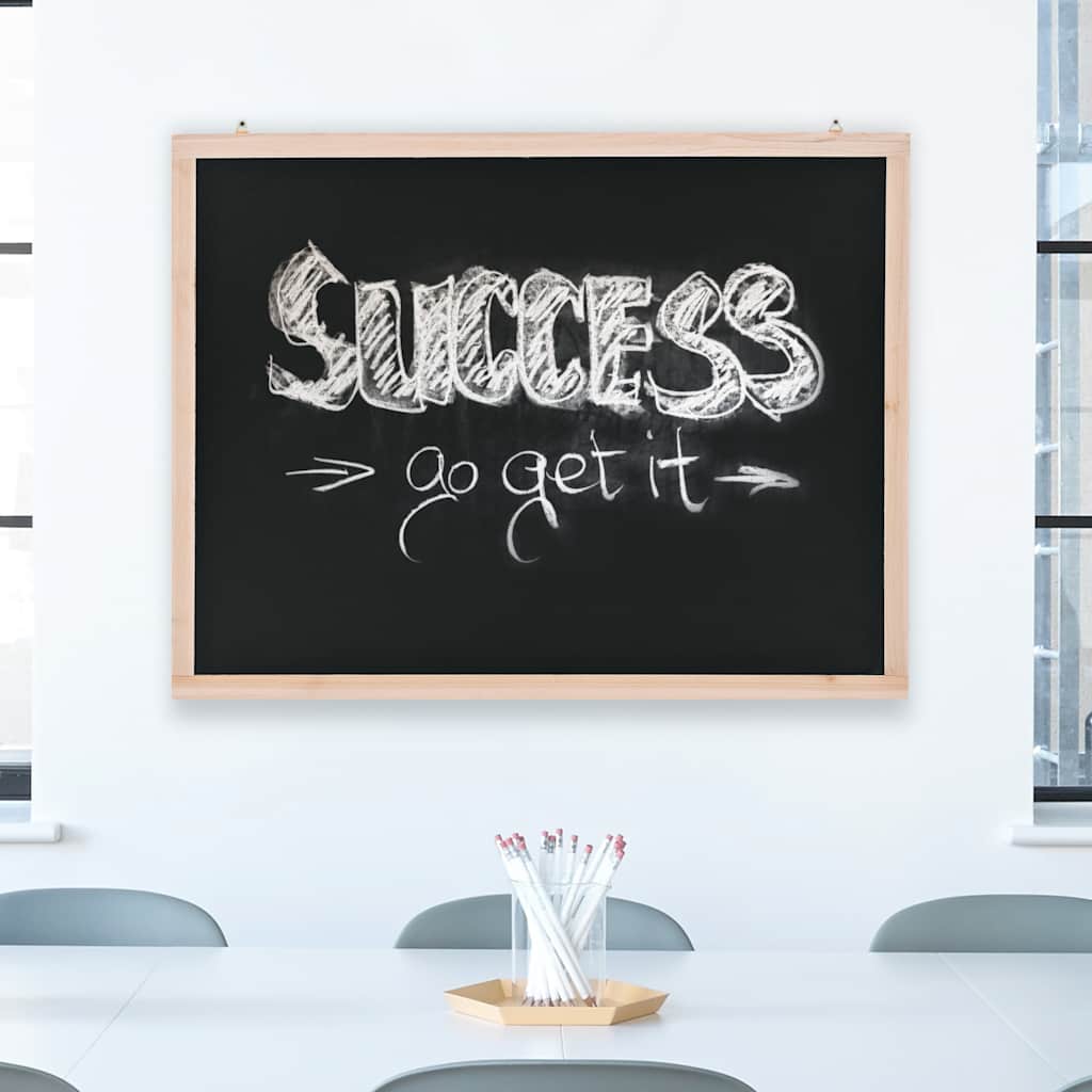 Vidaxl Chalkboard per il muro 60x80 cm legno di cedro