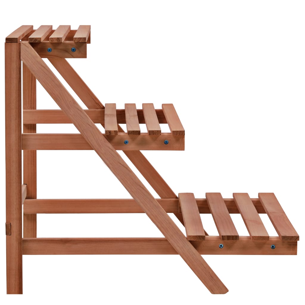 Estándar de planta Vidaxl 3-Laags 48x45x40 cm Cedar Madera