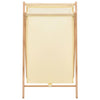 Vidaxl Laundry Basket 42x41x64 cm in legno di cedro e beige della polvere