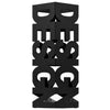 Porta ombrello Vidaxl Design in acciaio nero