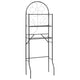 Vidaxl Rack da bagno 60x33x174 cm nero