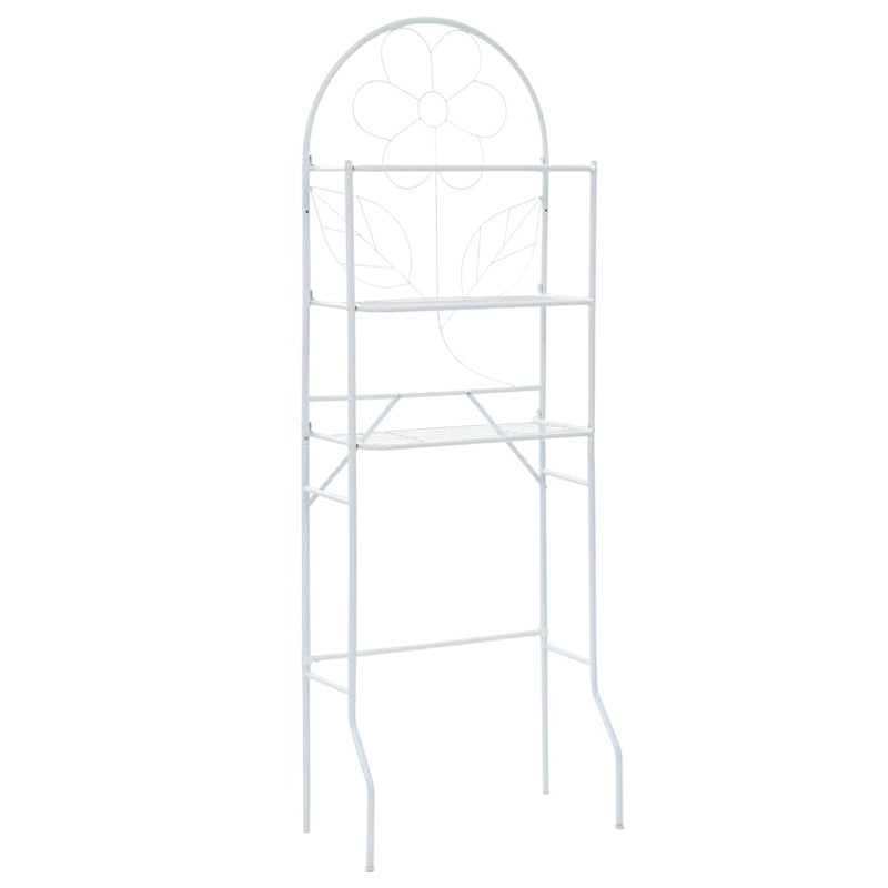 Rack per bagno Vidaxl 60x33x174 cm bianco