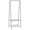 Rack per abbigliamento vidaxl 59x35x150 cm nero