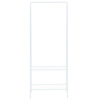 Rack per abbigliamento vidaxl 59x35x150 cm bianco