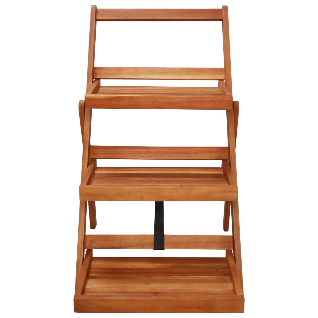 Vidaxl Plant Standard 3-laags 50x63x80 cm Acaciahout solido