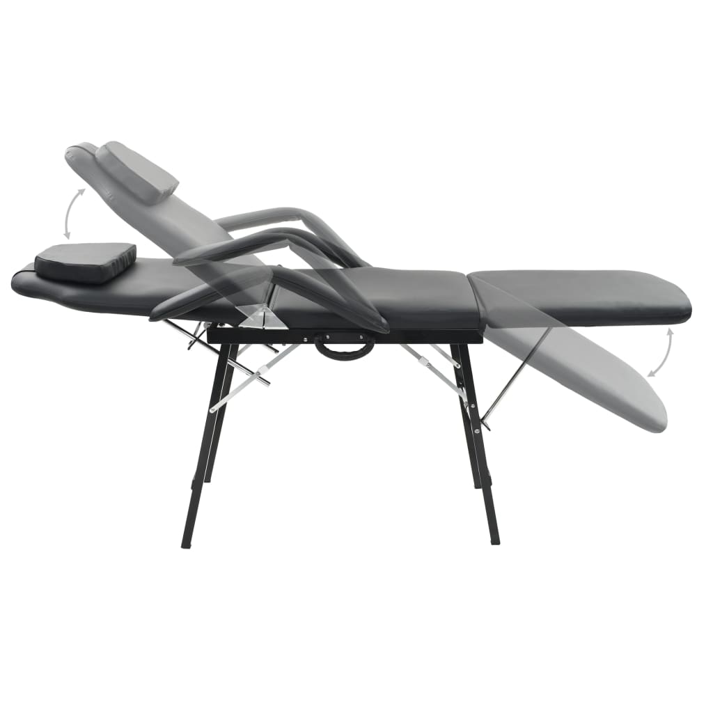 Vidaxl Treatment Chair per il viso 185x78x76 cm in pelle artificiale