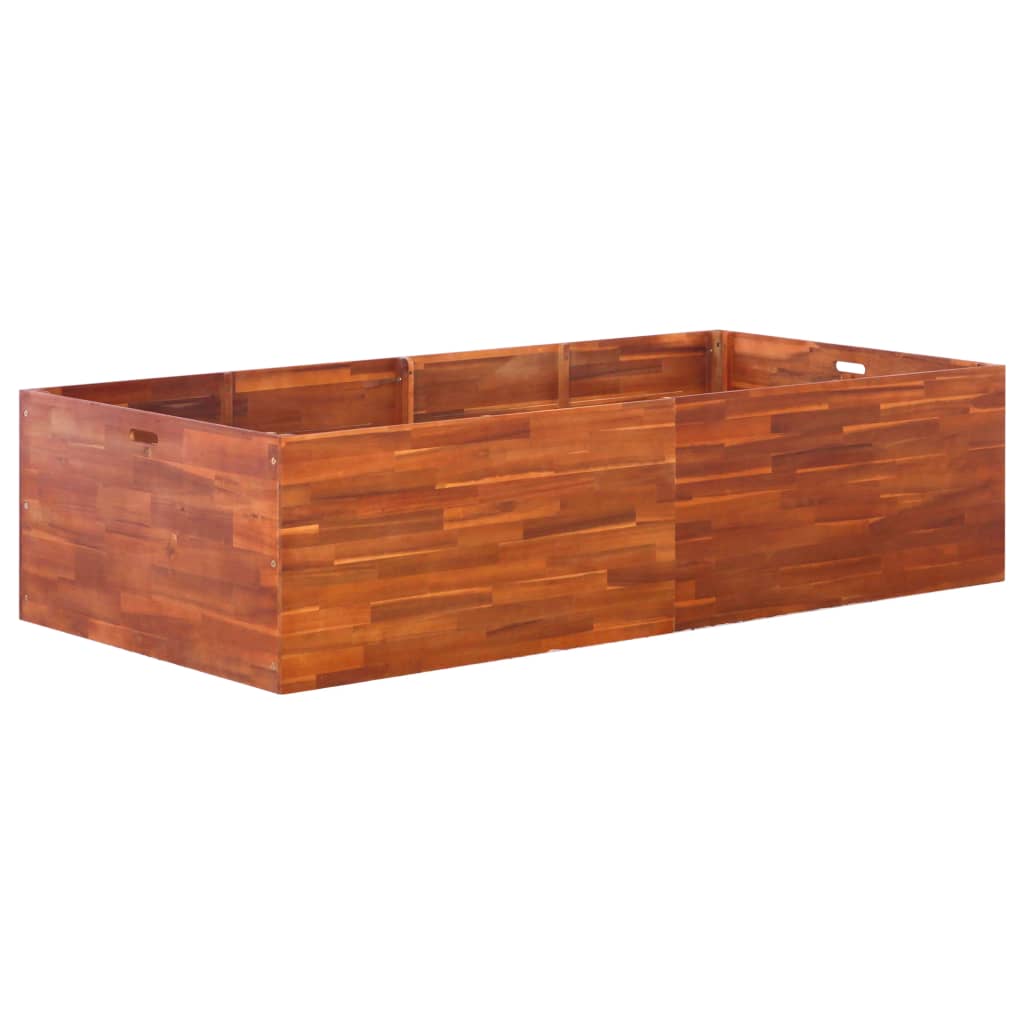 Vidaxl Planter recaudó 200x100x50 cm Acaciahout