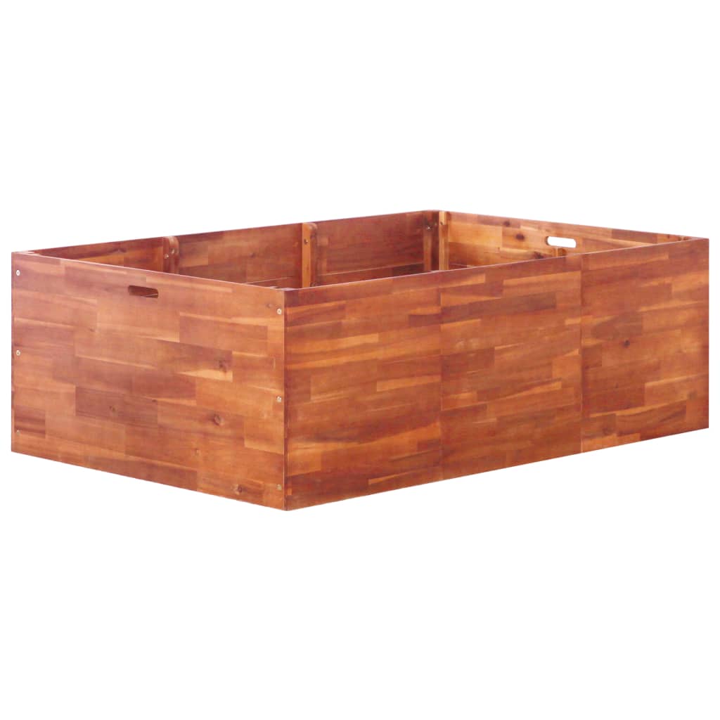 Vidaxl Planter recaudó 150x100x50 cm Acaciahout