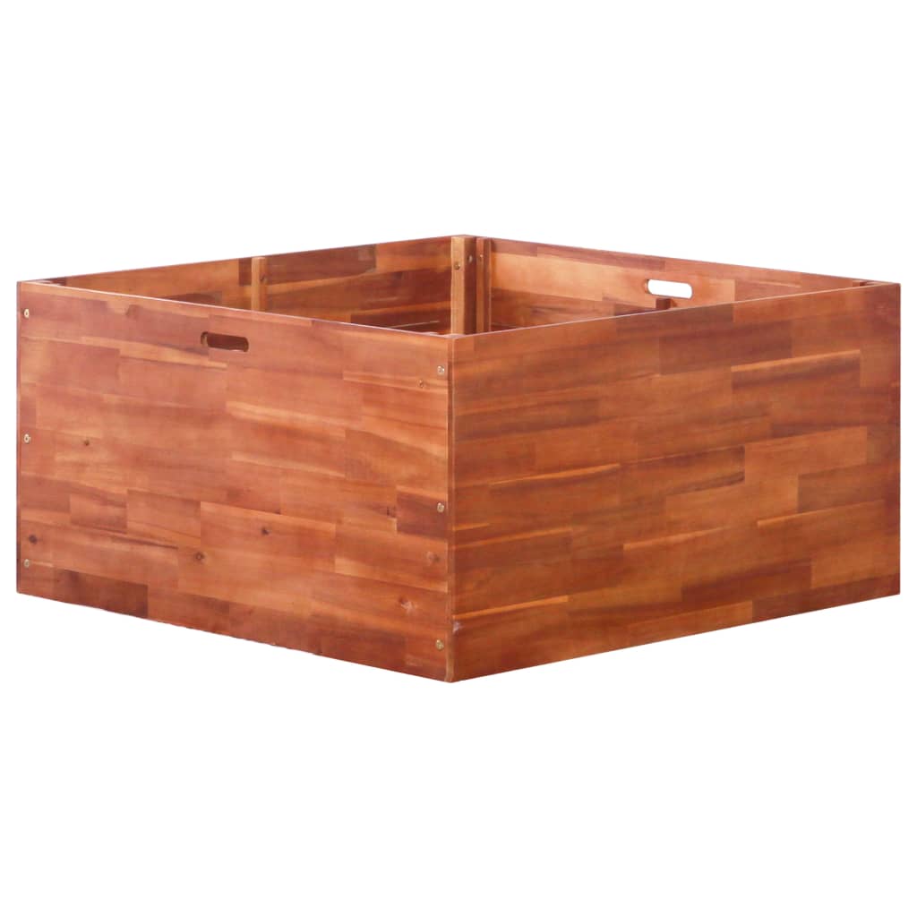 Vidaxl Planning Box recaudada 100x100x50 cm acacia madera