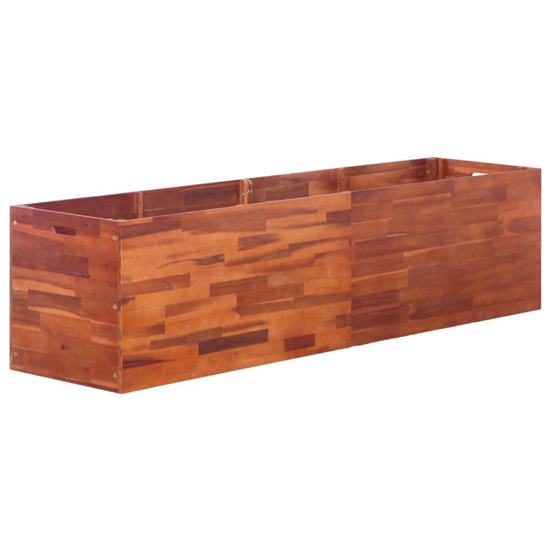 Vidaxl Planter recaudado 200x50x50 cm Acaciahout