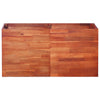 Plantador Vidaxl elevado 100x50x50 cm acacia madera