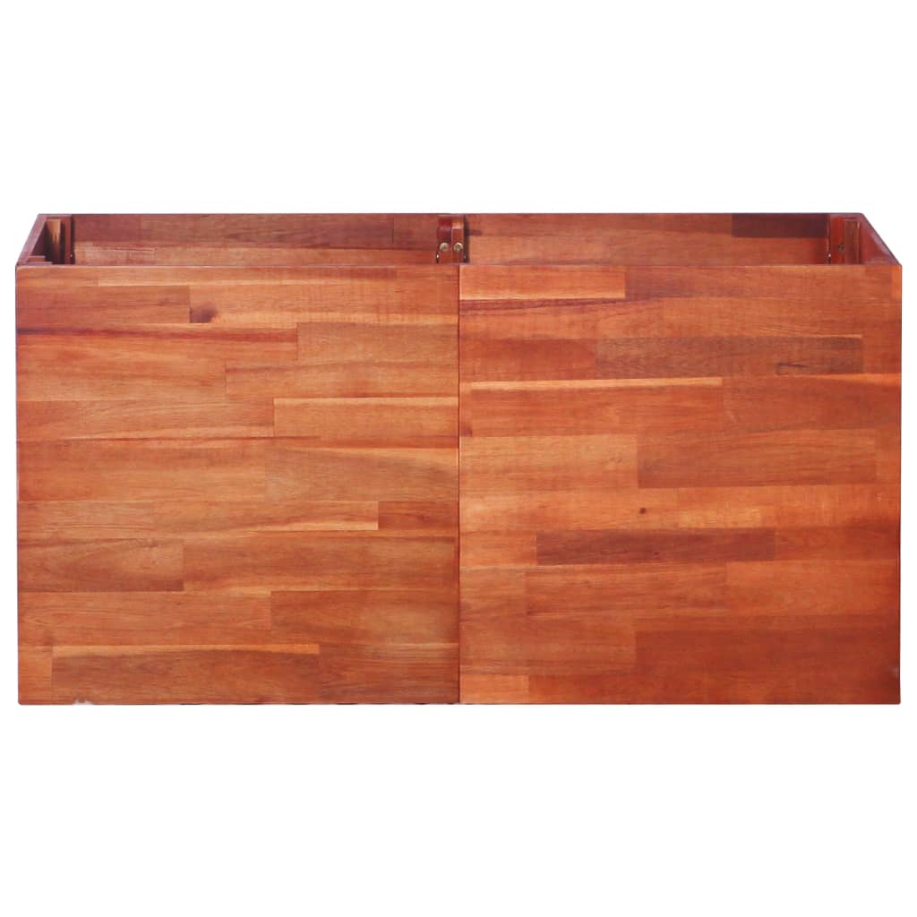 Plantador Vidaxl elevado 100x50x50 cm acacia madera