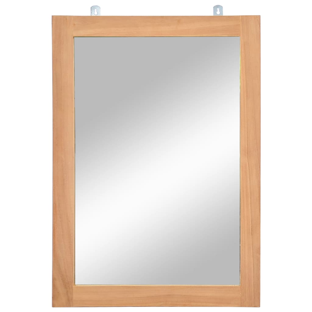 Specchio da parete Vidaxl 50x70 cm Teak solido