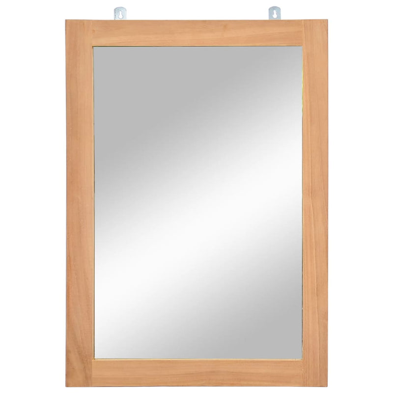 Specchio da parete Vidaxl 50x70 cm Teak solido