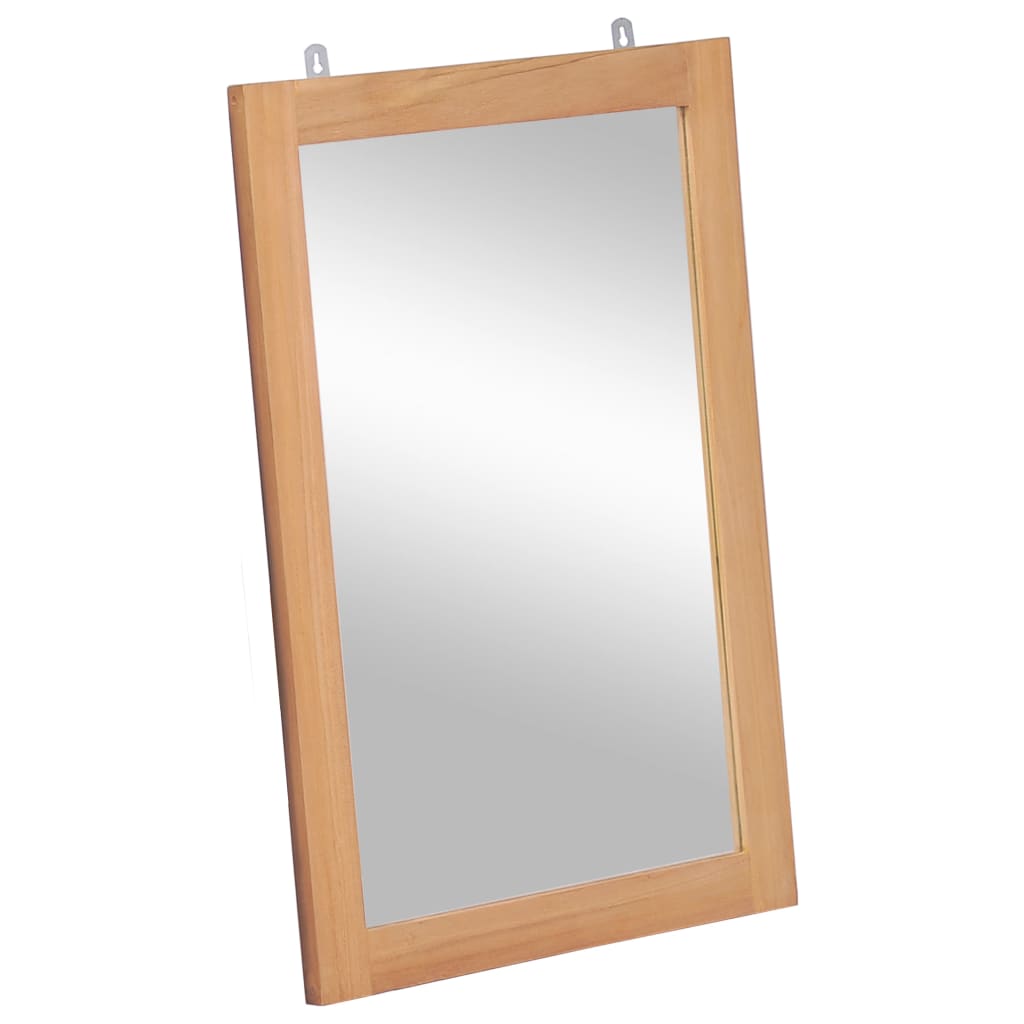 Specchio da parete Vidaxl 50x70 cm Teak solido