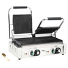 Vidaxl panini grill dubbel gegroefd 3600 w 57x30,5x20 cm