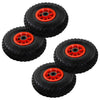 Vidaxl Hand Truck Wheels 4 PCS 3.00-4 (245x82) Caucho