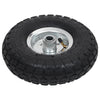 Vidaxl Hand Truck Wheels 4.10 3.50-4 (260x83) Caucho 2 PCS