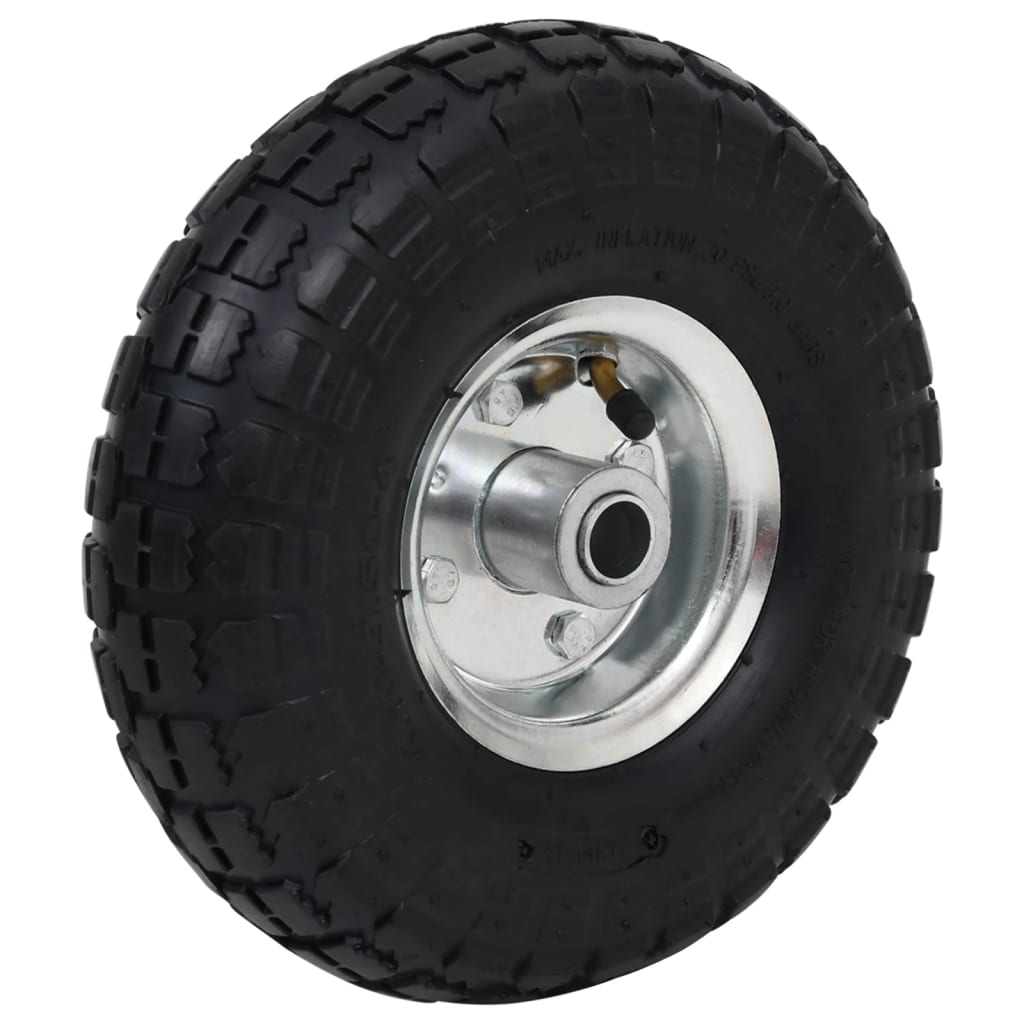 Ruote per camion a mano Vidaxl 4.10 3.50-4 (260x83) di gomma 4 pezzi