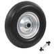 Rueda de carretilla Vidaxl con eje 4.00-8 390 mm PU sólido