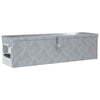 Vidaxl aluminium kist 80,5x22x22 cm zilverkleurig