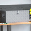 Vidaxl aluminium kist 80x30x35 cm zilverkleurig