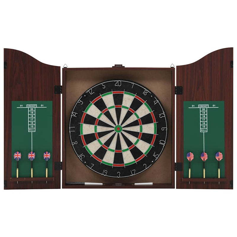 Vidaxl Dartboard Professional con armadio e 6 freccette sisal