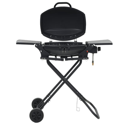 Vidaxl GasBarbecue con zona de cocción portátil Negro