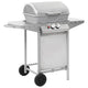 Vidaxl Gasbarbecue e Grill con 2 zone di cottura in acciaio inossidabile