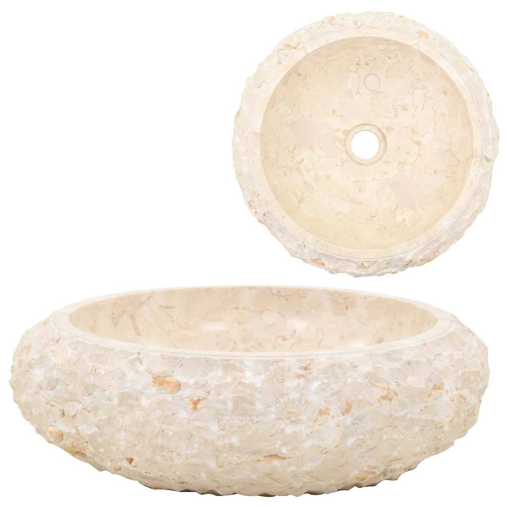 Lavabo Vidaxx 40x12 cm marmo crema