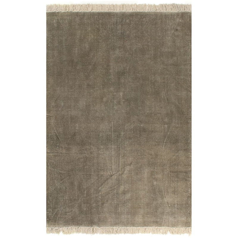 Vidaxl Kelim Rug 120x180 cm Cotton Taupe