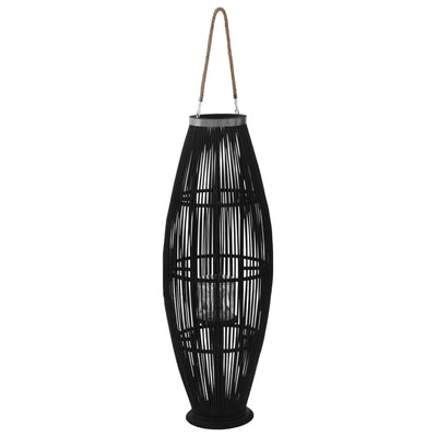 Porta di lanterna Vidaxl appeso a 95 cm Bamboo nero