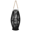 Vidaxl Linterner Holder colgando 60 cm de bambú negro