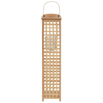 Vidaxl Linterner Holder Hanging Bamboo Natural