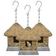 Vidaxl vogelhuizen 3 st wicker