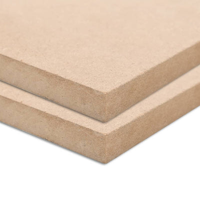 Placas Vidaxl MDF Rectangular 120x60 cm 12 mm 2 STS