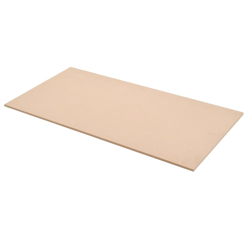 Vidaxl MDF piastre rettangolare 120x60 cm 12 mm 4 m