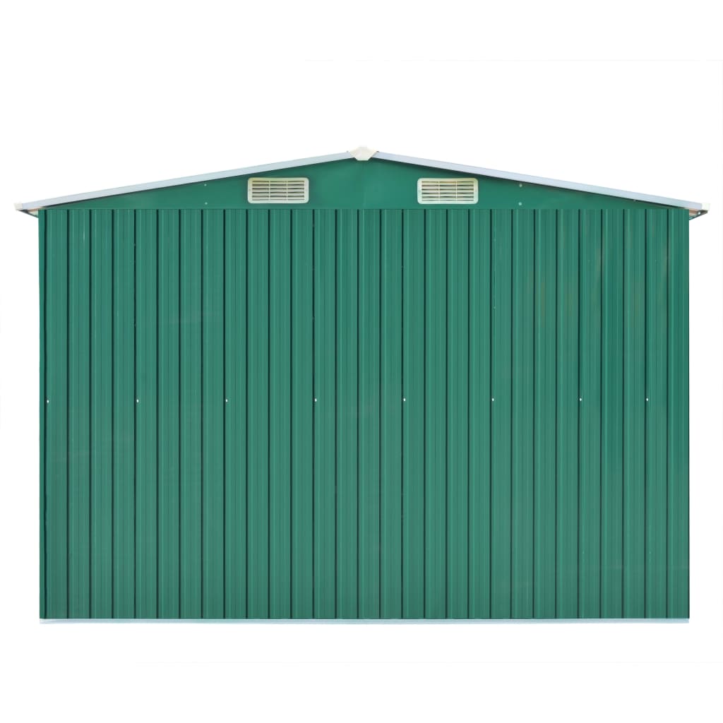 Vidaxl Garden Shed 257x489x181 cm Green