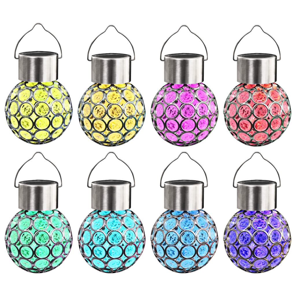 Vidaxl SolarLamp Hanging 8 ST LED RGB