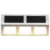 VidaXL Solarlampen 4 st LED warmwit