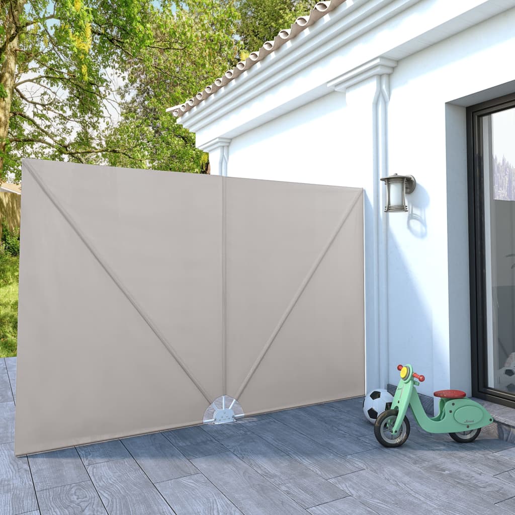 Paravento pieghevole Vidaxx 300x200 cm crema