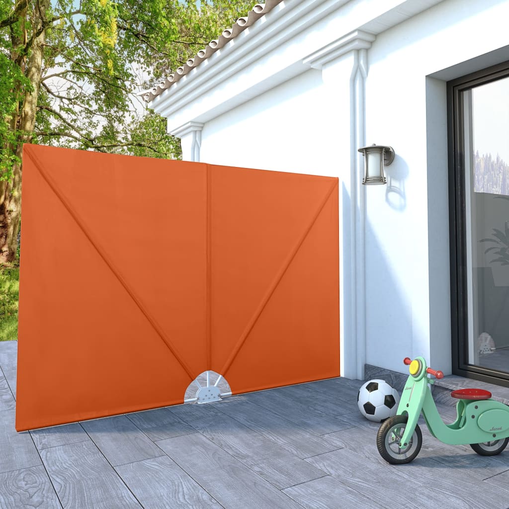Vidaxl terrasscherm inklapbaar 240x160 cm terracottakleurig