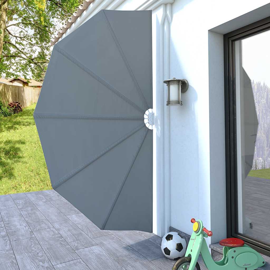 Paravento pieghevole Vidaxx 160 cm grigio