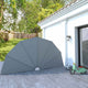 Paravento pieghevole Vidaxx 200 cm grigio