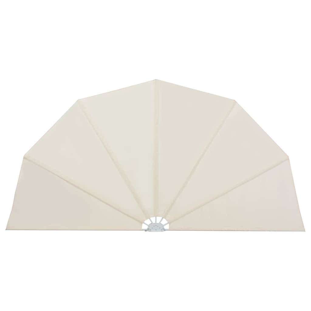 Vidaxx biombo de terraza plegable 160 cm crema