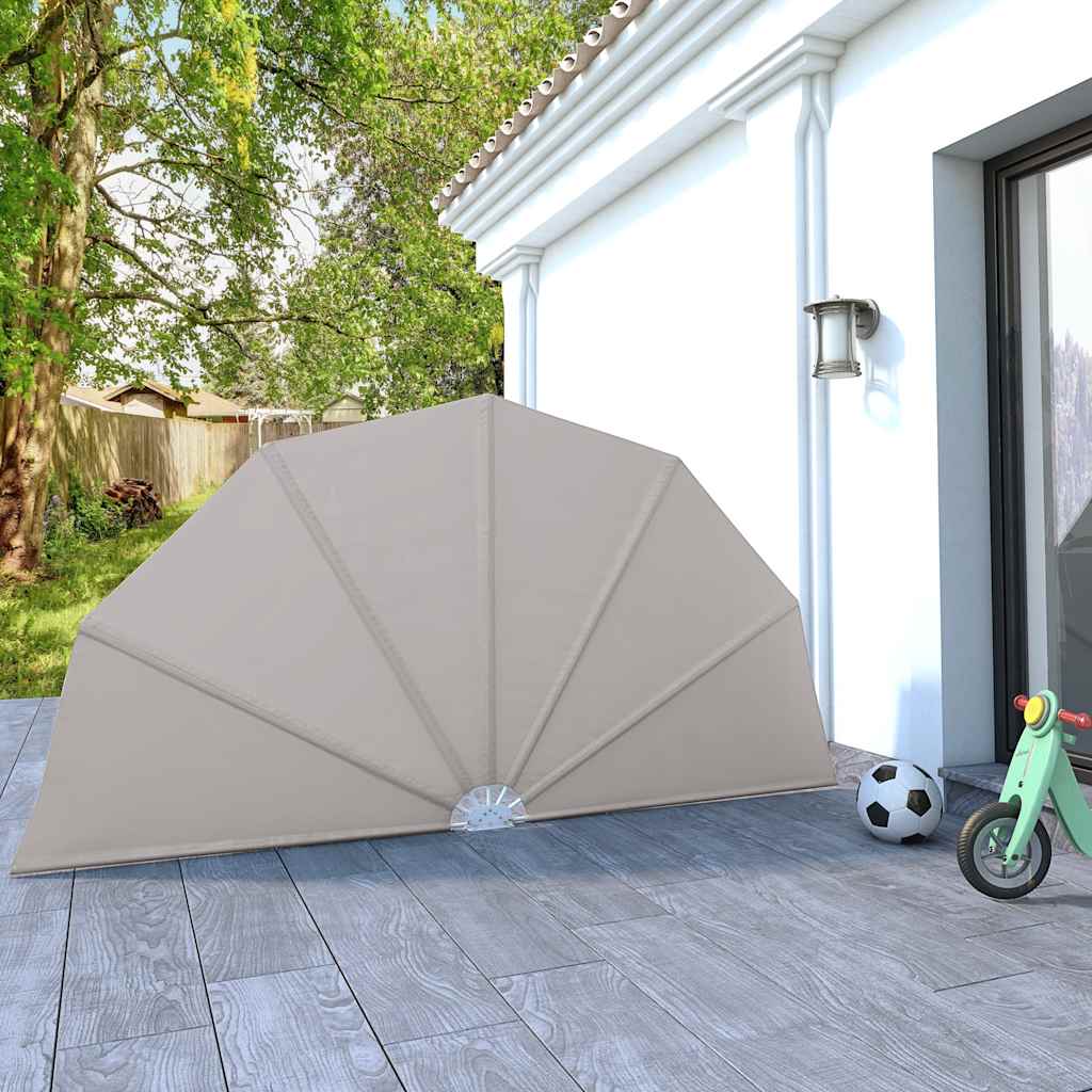 Vidaxx biombo de terraza plegable 160 cm crema