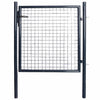 Vidaxl Gaaspoort 85.5x100 cm grigio in acciaio zincato
