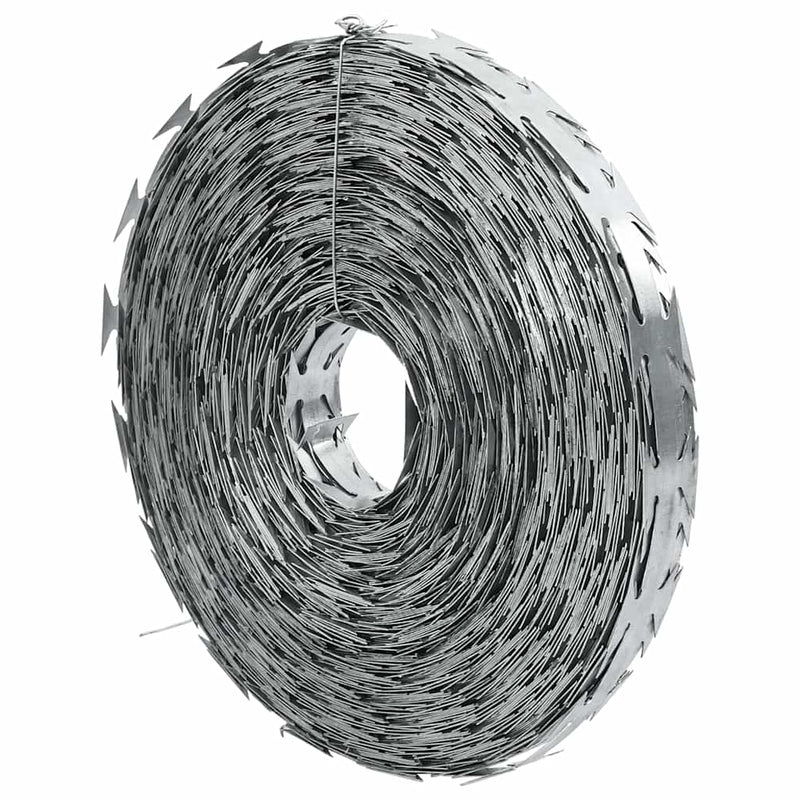 Vidaxl Shaver Mound Wire Concertina 500 m Acciaio zincato