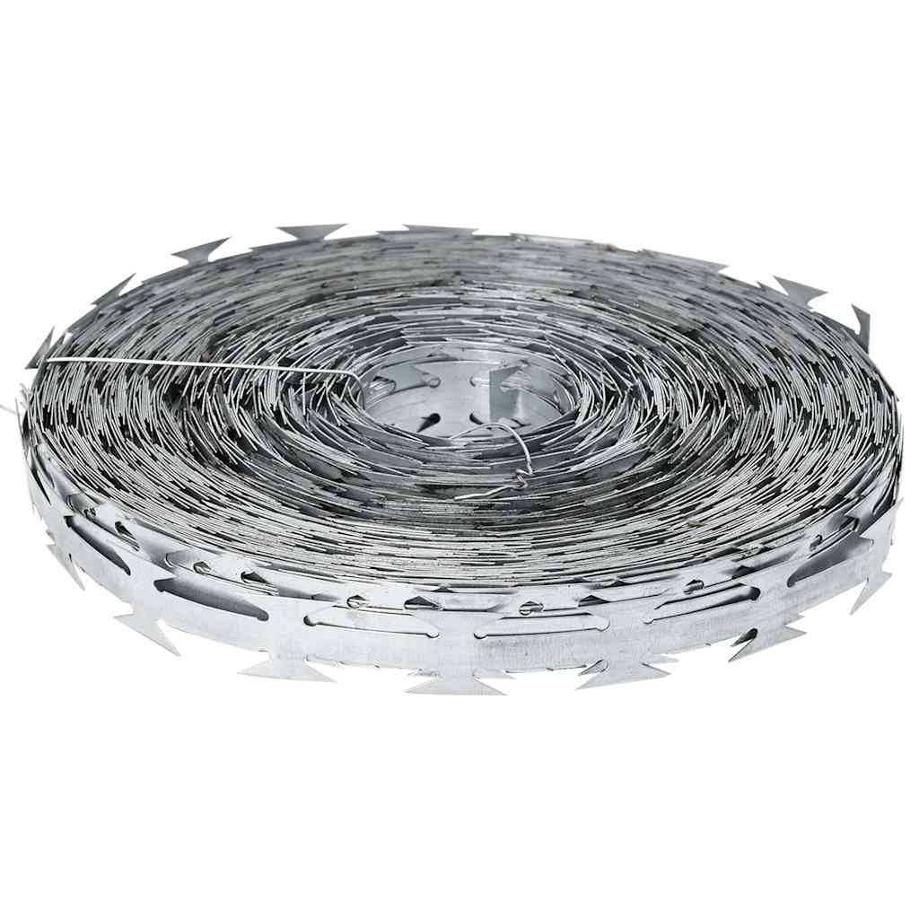 Vidaxl Shaver Mound Wire Concertina 500 m Acciaio zincato