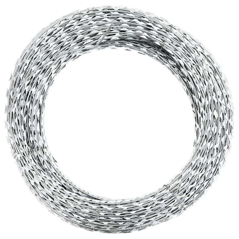 Vidaxl Scheermetstikkeldraad Concertina Galvanized Steel 300 m